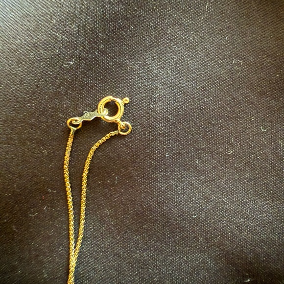 14k Gold Necklace with vintage Pendant - Picture 3 of 6